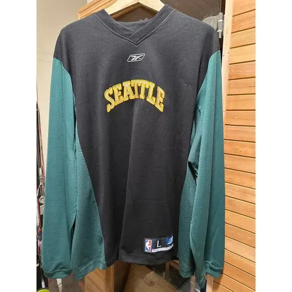 Sonics Seattle NBA signed Autographed Jersey NBA Robert Swift 31 stitched Reebok